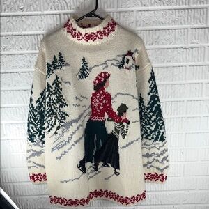 Vintage Wool All Week Long Skaters Sweater